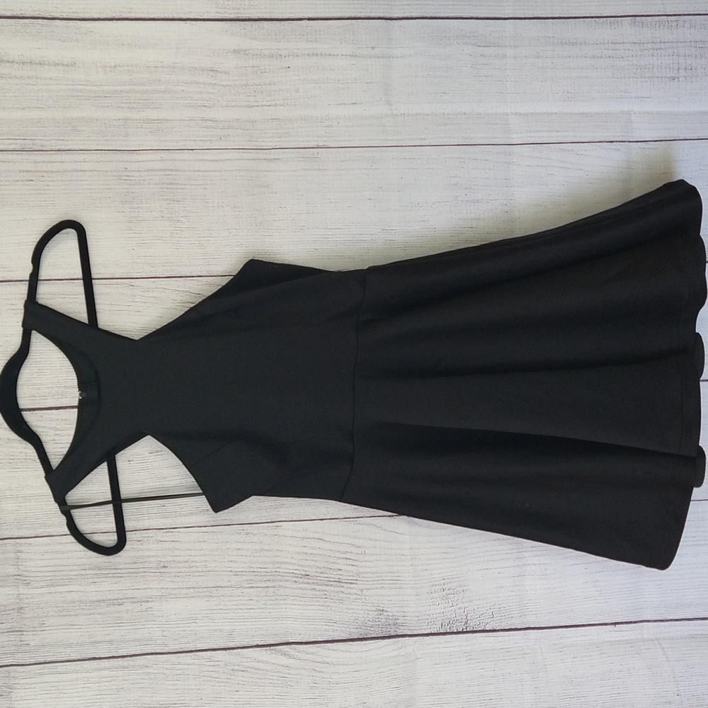 B Darlin fit & flare black dress size 13/14
